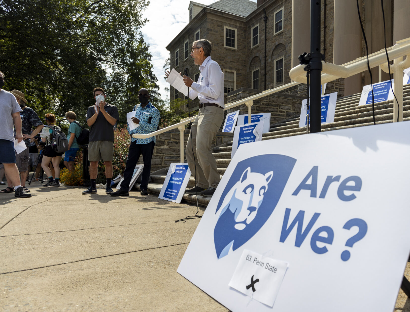 Rally to Vaccinate Penn State, David Almeida